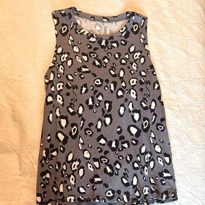 Leopard Print Sleeveless Top
